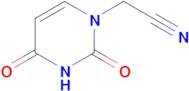 2-(2,4-Dioxo-1,2,3,4-tetrahydropyrimidin-1-yl)acetonitrile