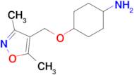 4-[(dimethyl-1,2-oxazol-4-yl)methoxy]cyclohexan-1-amine