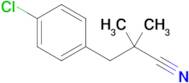 3-(4-Chlorophenyl)-2,2-dimethylpropanenitrile