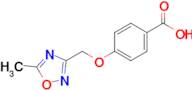 4-[(5-methyl-1,2,4-oxadiazol-3-yl)methoxy]benzoic acid