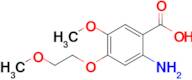 2-Amino-5-methoxy-4-(2-methoxyethoxy)benzoic acid