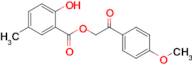 2-(4-Methoxyphenyl)-2-oxoethyl 2-hydroxy-5-methylbenzoate