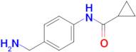 n-[4-(aminomethyl)phenyl]cyclopropanecarboxamide