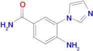 4-Amino-3-(1h-imidazol-1-yl)benzamide