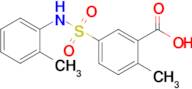 2-Methyl-5-[(2-methylphenyl)sulfamoyl]benzoic acid