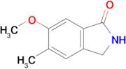 6-Methoxy-5-methyl-2,3-dihydro-1h-isoindol-1-one