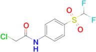 2-Chloro-n-(4-difluoromethanesulfonylphenyl)acetamide