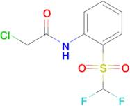 2-Chloro-n-(2-difluoromethanesulfonylphenyl)acetamide