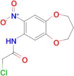 2-Chloro-n-(8-nitro-3,4-dihydro-2h-1,5-benzodioxepin-7-yl)acetamide