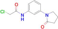 2-Chloro-n-[3-(2-oxopyrrolidin-1-yl)phenyl]acetamide