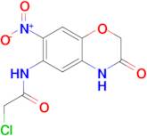 2-Chloro-n-(7-nitro-3-oxo-3,4-dihydro-2h-1,4-benzoxazin-6-yl)acetamide