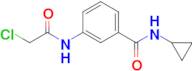 3-(2-Chloroacetamido)-n-cyclopropylbenzamide