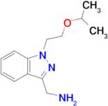 {1-[2-(propan-2-yloxy)ethyl]-1h-indazol-3-yl}methanamine