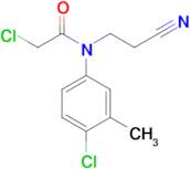 2-Chloro-n-(4-chloro-3-methylphenyl)-n-(2-cyanoethyl)acetamide