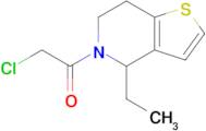 2-Chloro-1-{4-ethyl-4h,5h,6h,7h-thieno[3,2-c]pyridin-5-yl}ethan-1-one