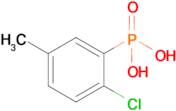 (2-Chloro-5-methylphenyl)phosphonic acid