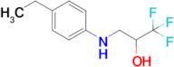 3-[(4-ethylphenyl)amino]-1,1,1-trifluoropropan-2-ol