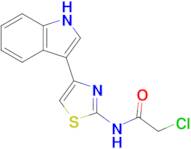 2-Chloro-n-[4-(1h-indol-3-yl)-1,3-thiazol-2-yl]acetamide