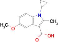 1-Cyclopropyl-5-methoxy-2-methyl-1h-indole-3-carboxylic acid