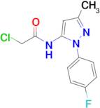 2-Chloro-n-[1-(4-fluorophenyl)-3-methyl-1h-pyrazol-5-yl]acetamide