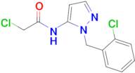 2-Chloro-n-{1-[(2-chlorophenyl)methyl]-1h-pyrazol-5-yl}acetamide