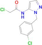 2-Chloro-n-{1-[(3-chlorophenyl)methyl]-1h-pyrazol-5-yl}acetamide