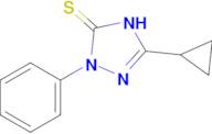 3-cyclopropyl-1-phenyl-4,5-dihydro-1H-1,2,4-triazole-5-thione