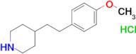 4-[2-(4-methoxyphenyl)ethyl]piperidine hydrochloride