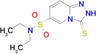 N,N-diethyl-3-sulfanylidene-2H,3H-[1,2,4]triazolo[4,3-a]pyridine-6-sulfonamide