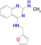 n4-[(furan-2-yl)methyl]-n2-methylquinazoline-2,4-diamine