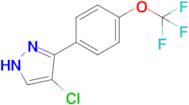 4-Chloro-3-[4-(trifluoromethoxy)phenyl]-1h-pyrazole