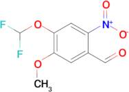 4-(Difluoromethoxy)-5-methoxy-2-nitrobenzaldehyde