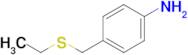 4-[(ethylsulfanyl)methyl]aniline