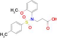 3-[n-(2-methoxyphenyl)4-methylbenzenesulfonamido]propanoic acid