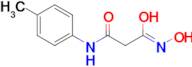 N-hydroxy2-[(4-methylphenyl)carbamoyl]ethanimidic acid