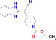 Ethyl 4-[1h-1,3-benzodiazol-2-yl(cyano)methylidene]piperidine-1-carboxylate