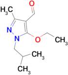 5-Ethoxy-3-methyl-1-(2-methylpropyl)-1h-pyrazole-4-carbaldehyde