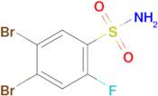 4,5-Dibromo-2-fluorobenzene-1-sulfonamide