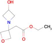 Ethyl 2-[3-(3-hydroxyazetidin-1-yl)oxetan-3-yl]acetate