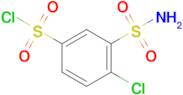 4-Chloro-3-sulfamoylbenzene-1-sulfonyl chloride