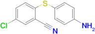 2-[(4-aminophenyl)sulfanyl]-5-chlorobenzonitrile