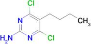 5-Butyl-4,6-dichloropyrimidin-2-amine