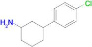 3-(4-Chlorophenyl)cyclohexan-1-amine