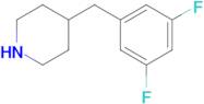 4-[(3,5-difluorophenyl)methyl]piperidine