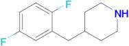 4-[(2,5-difluorophenyl)methyl]piperidine