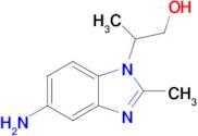 2-(5-Amino-2-methyl-1h-1,3-benzodiazol-1-yl)propan-1-ol