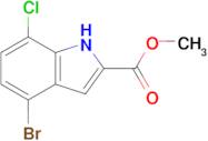 Methyl 4-bromo-7-chloro-1h-indole-2-carboxylate