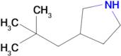3-(2,2-Dimethylpropyl)pyrrolidine