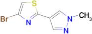 4-Bromo-2-(1-methyl-1h-pyrazol-4-yl)-1,3-thiazole