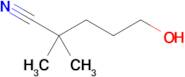 5-Hydroxy-2,2-dimethylpentanenitrile